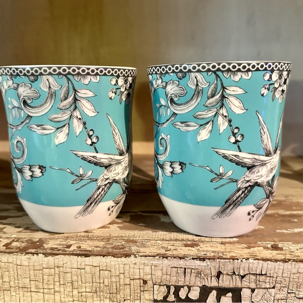 222 Fifth Adelaide Turquoise Porcelain Fine China - Picture 4 of 5